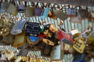 Love locks in Paris